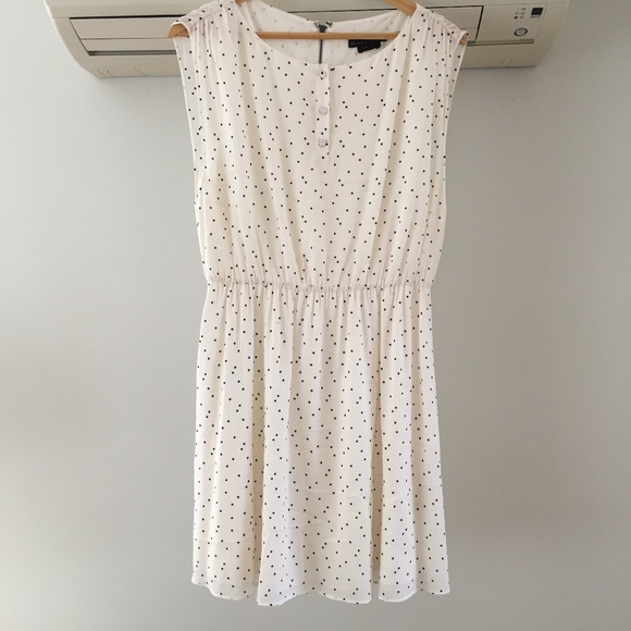 Alice + Olivia silk polka dot dress Sz medium - Picture 1 of 8
